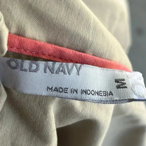 Vintage Old Navy Tan Khaki Blazer Size M - Picture 3 of 12